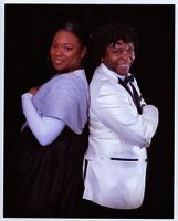 Photograph of Janaylon Wright (daughter) and Reno P. Wright 